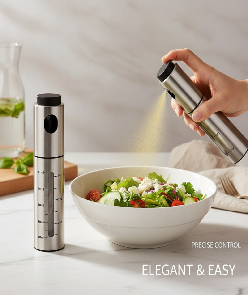 Oil Spray Bottle with Scale