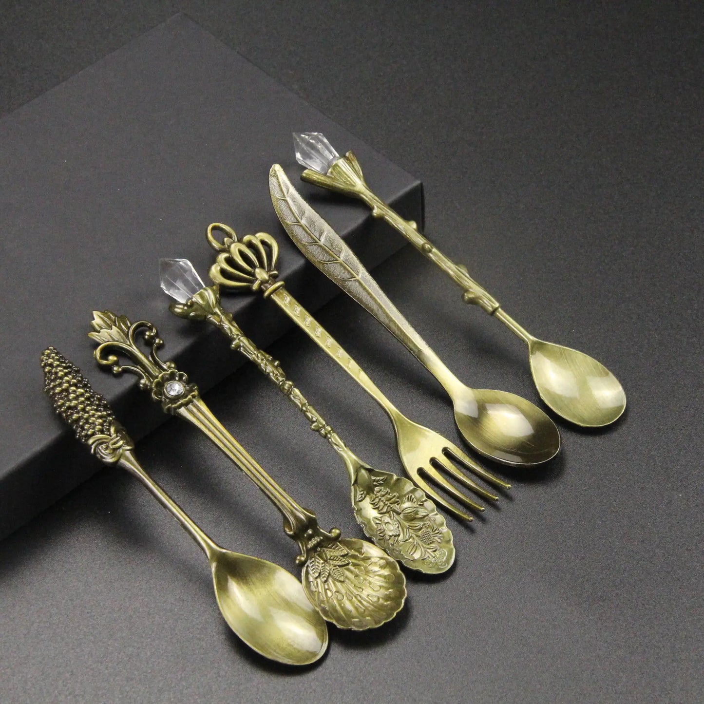 Vintage Royal Coffee Spoon Set of 6 for Desserts