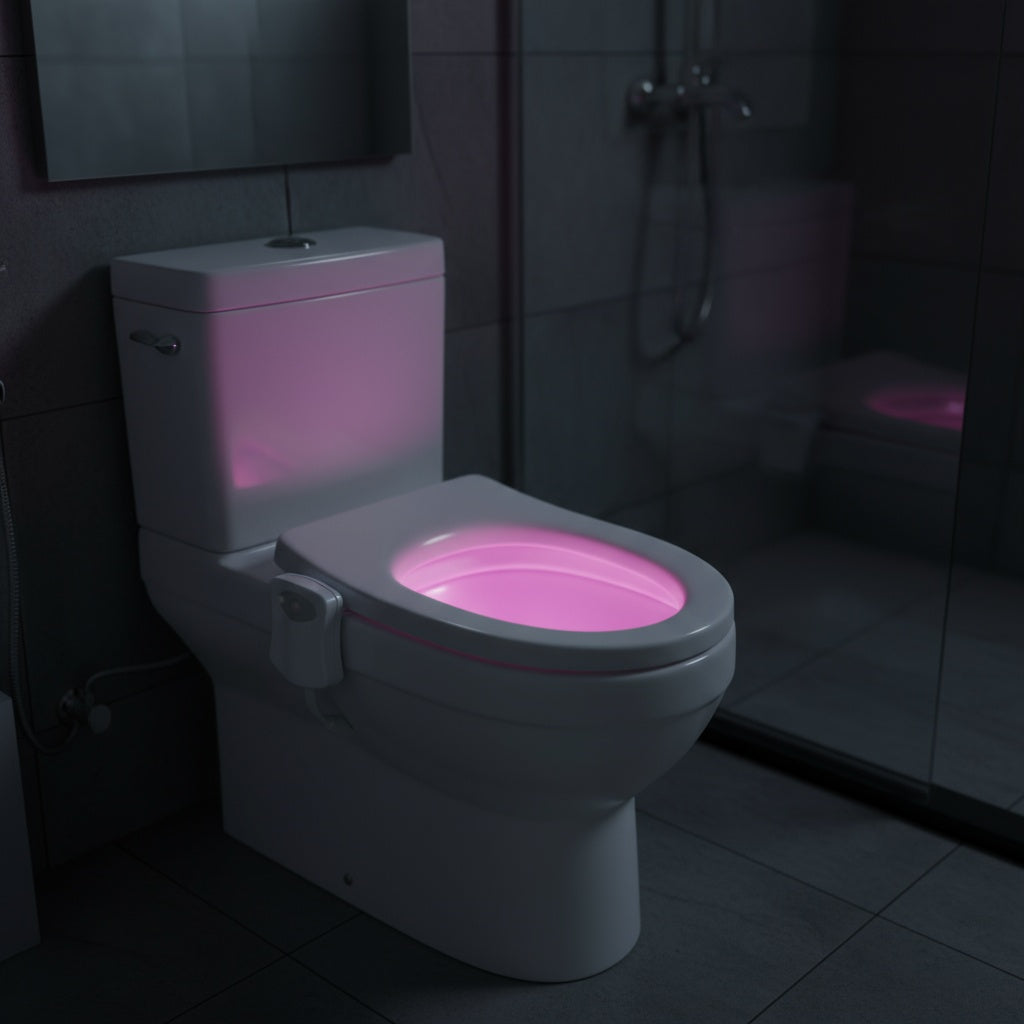 Toilet Night Light with Motion Sensor and LED (Single)