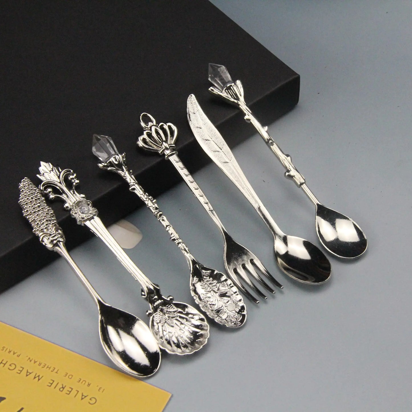Vintage Royal Coffee Spoon Set of 6 for Desserts