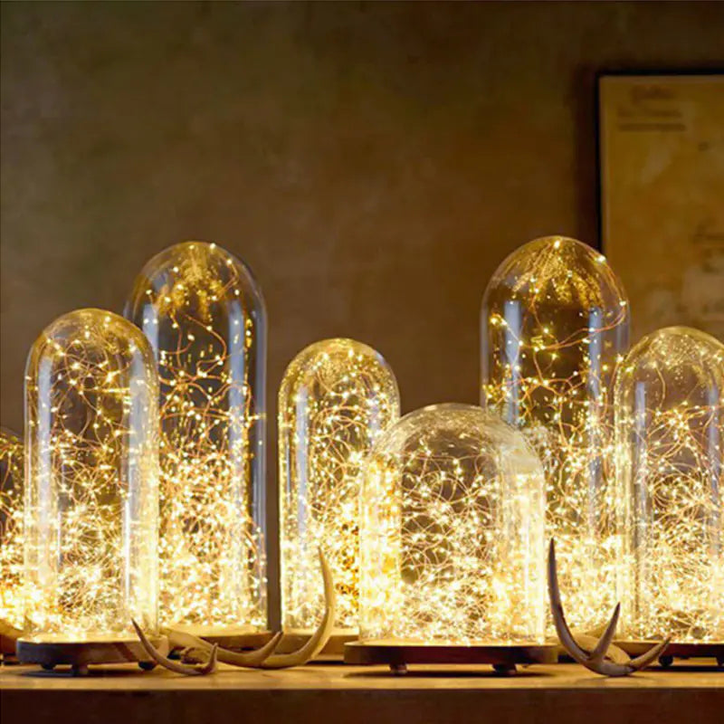 Battery-Powered Cork LED Lights